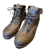 Timberland Pro 6&quot; Steel Toe Gray Leather Work Boots Men&#39;s Size 12 M - $74.25