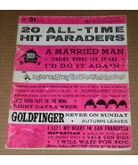 The Beatles 20 All Time Hit Paraders Songbook Vintage 1965 Goldfinger Gu... - $34.29 CAD