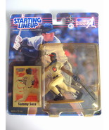 2000 Sammy Sosa Chicago Cubs Starting Lineup Figure with Collector Card - £7.88 GBP