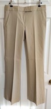 THEORY Low-Rise Beige Stretch Cotton Twill Flare Leg Pants w/ Pockets (4) - £23.05 GBP