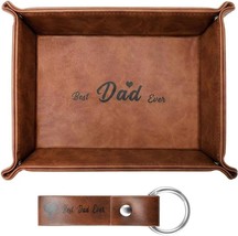 Valet Tray and Keychain Fathers Day Gifts From Daughter Wife Son Kids, Birthday - £15.28 GBP