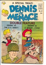 Dennis The Menace #37 1959-Halder-vs The US Army-Jay North pix-G - £54.92 GBP