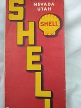 1936 Nevada Utah road map shell gas oil Roadmap - £12.39 GBP