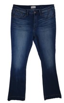 GREYWIRE New York Women&#39;s FLARED Blue Washed DENIM Jeans 32 Measures 32x34 - $41.13