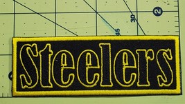 Steelers Text Football Embroidered Iron On Patch Roethlisberger - $7.84+