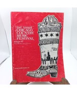 2nd Annual Chicago Country Music Festival Souvenir Program Book 1992 Rar... - $18.39