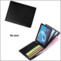 2022 New Men Cow Leather Slim Wallet Billfold Casual Credit Card ID Driver&#39;s Lic - £15.42 GBP