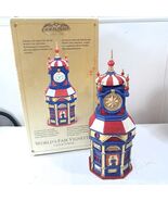 Mr. Christmas World's Fair Vignette Clock Tower 2004 Gold Label Collection & box - $149.00