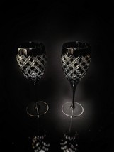 AJKA  Athenee Black Onyx Crystal Goblets - $240.00