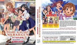 Anime Dvd ~ Englisch Synchronisiert ~ Toaru Kagaku No Railgun Staffel 1-3 (1-... - £20.20 GBP