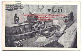 1968 Vintage Photo Postcard Gilbert G Galambus QSL Card W9JZA &amp; Article - £106.08 GBP