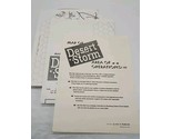 1991 A Robles Map Of Desert Storm Area Of Operations - £28.02 GBP
