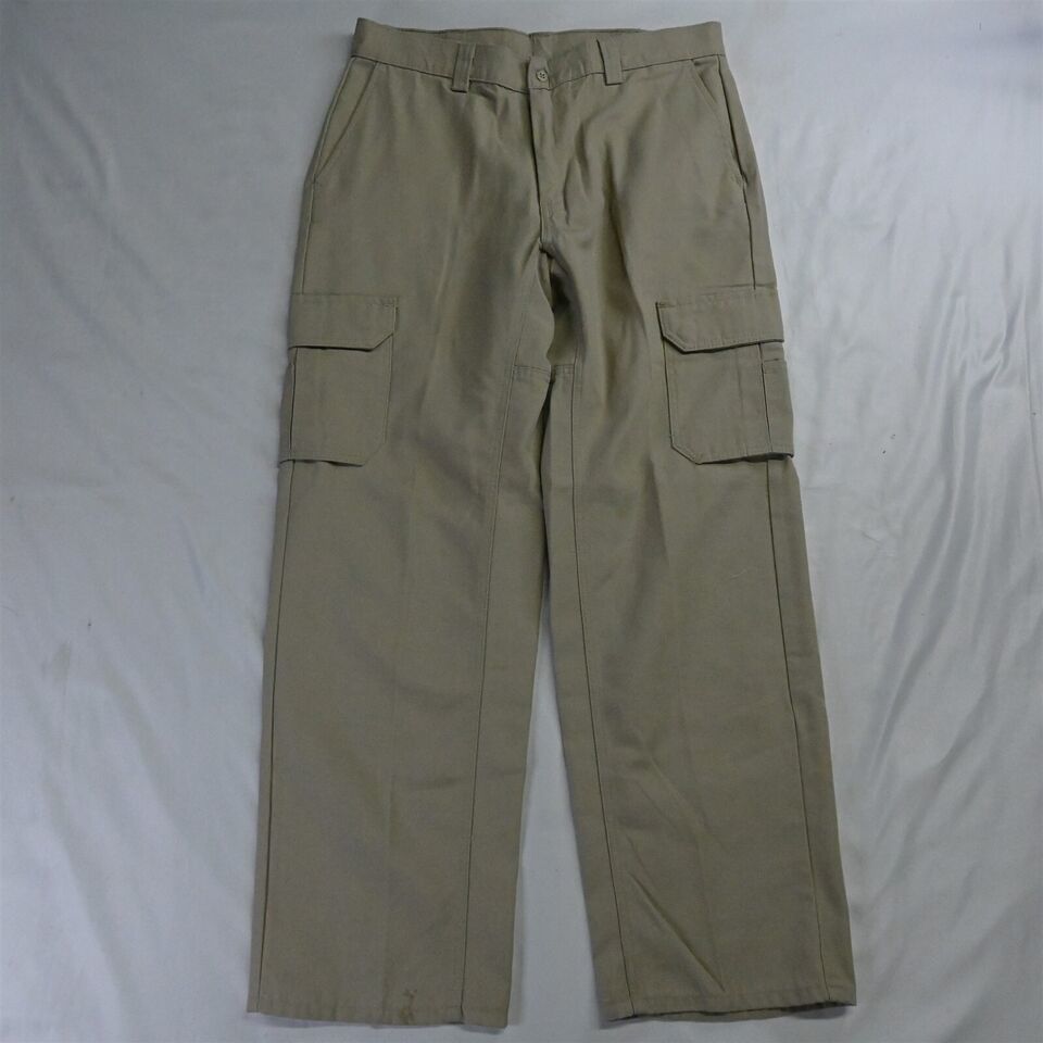 Primary image for Wrangler Workwear 34 x 32 Khaki Uniform Cargo Pants