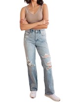 Judy Blue high rise rigid magic destroyed straight jeans Light Wash - $61.00
