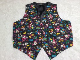Vtg Disney Mickey Minnie Mouse Limited Edition Vest 24W Land N&#39; Sea Rock N&#39; Roll - $13.20