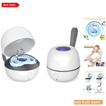 Compact UV-C Pacifier Holder with Magnetic Closure - Perfect for On-the-... - $30.64