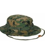 MIL-SPEC PLUS  MARPAT WOODLAND HOT WEATHER HUNTING FISHING BOONIE HAT TY... - €22,90 EUR