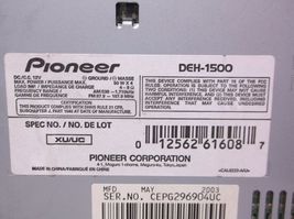 PIONEER RADIO/CD/RECEIVER/PLAYER/ W/O FACE PLATE image 4