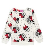 MSRP $38 Big Girls Minnie Mouse Cozy Pullover Sweatshirt Size Small DEFECT - $27.16 CAD
