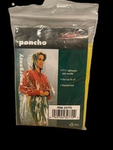 VTG Texsport Emergency Yellow PVC Rain Hooded Poncho ONE SIZE - #32770 1... - $302.03 MXN
