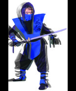 Fun World Boys Complete Ninja Blue Costume, Multicolor, Small 4-6 - $95.21