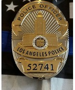 LAPD Michael Pina’s badge End Of Watch and picture  - €214,66 EUR