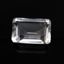 69Ct Natural Clear Crystal Quartz Rectangle Fine Gemstone - £26.48 GBP