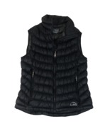 LL Bean Black Stowaway Down Puffer Downtek Vest Full Zip Women&#39;s Size XS - $54.31 CAD