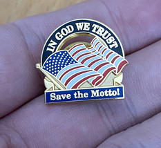 Collinson In God We Trust Save The Motto Lapel Hat Cap Pin - $29.92