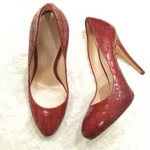 CASADEI Embossed Platform Pumps Heels Shoes Size 8 - $198.00