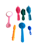 Vintage Barbie &amp; Other? Doll Accessories Brush Brushes Comb Combs Mirror... - $18.49