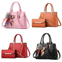 Women Leather Handbags Shoulder Bags Tote Purse Messenger Satchel Crossbody - £17.46 GBP