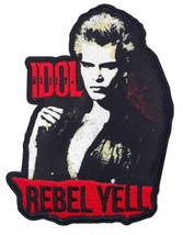Billy Idol - Rebel Yell  Iron On Sew On Embroidered Patch 3 1/8&quot;x 4 1/2&quot; - $7.69