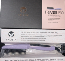 CALISTA Triangl PRO Pro Heated Detailer Styling Brush Lavender - £14.80 GBP