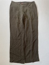 Tommy Bahama 33x30 Olive Green Linen Blend Relaxed Wedding Beach Dress Pants - $45.49