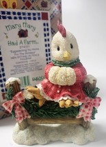 Enesco Mary Mary Had A Farm #274151 1997 "Eggspecting You Home For The Holidays" - $24.99