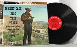 Johnny Cash Ride This Train 1960 Columbia Cs 8255 Vinyl Stereo Record Lp - £15.82 GBP