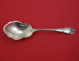 Rustic by Towle Sterling Silver Preserve Spoon  7 1/4&quot; Heirloom - £100.19 GBP
