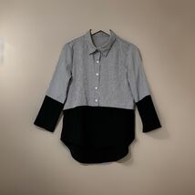 Women’s Medium Black And White Striped Blouse, Business Casual, Career, ... - $9.90