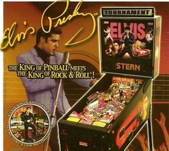 Elvis Presley Pinball FLYER 2004 Original NOS Game Art The King Of Rock And Roll - £16.91 GBP