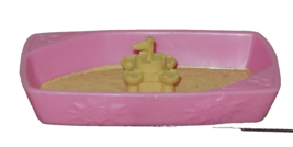 Hasbro Littlest Pet Shop Replacement 2&quot; Pink Sandbox Accessory LPS - £7.51 GBP