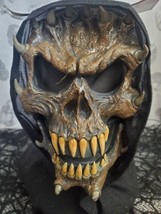 Fearsome Faces Easter Unlimited Evil Horned Skull Demon Halloween Mask Adult  - £17.09 GBP