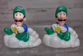 2 VTG Nintendo Super Mario Luigi McDonalds Happy Meal Pull Toy Cloud Star 1989 - £3.92 GBP