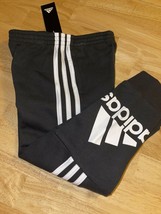 Size 2T Baby Boy&#39;s Three-stripe Logo Jogger Pants In Black BNWTS - $24.75