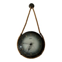 Vintage Atlanta 7 Jewel 8 Day Nautical Rope Wall Clock – Made in Western Germany - $2,899.18 MXN