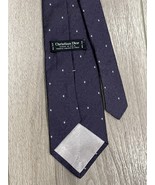 Christian Dior Purple Italian Silk Mens Tie Made In USA Fabric Woven In ... - $20.31 CAD