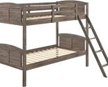 Coaster Home Furnishings Flynn Twin Over Twin Solid Wood Bunk Bed with G... - £397.55 GBP
