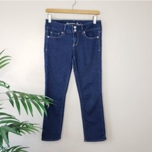 American Eagle | Dark Wash Artist Crop Capri Jeans, size 4 - £10.63 GBP