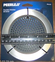 FLeXiBLe Kitchen Sink DRAIN STRAINER 5 3/4&quot; Stainless &amp; Rubber Peerless ... - $540.65 MXN
