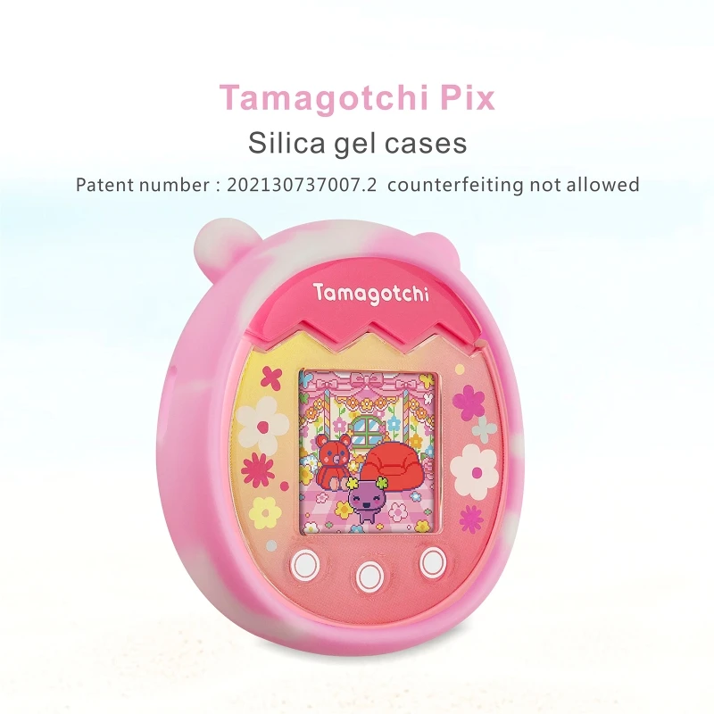Silicone Case Compatible with Tamagotchi Pix Virtual Pet Game Machine Protective - £9.74 GBP+